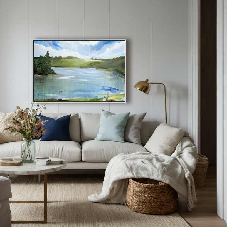 Touch the Sky, Original Painting on Canvas