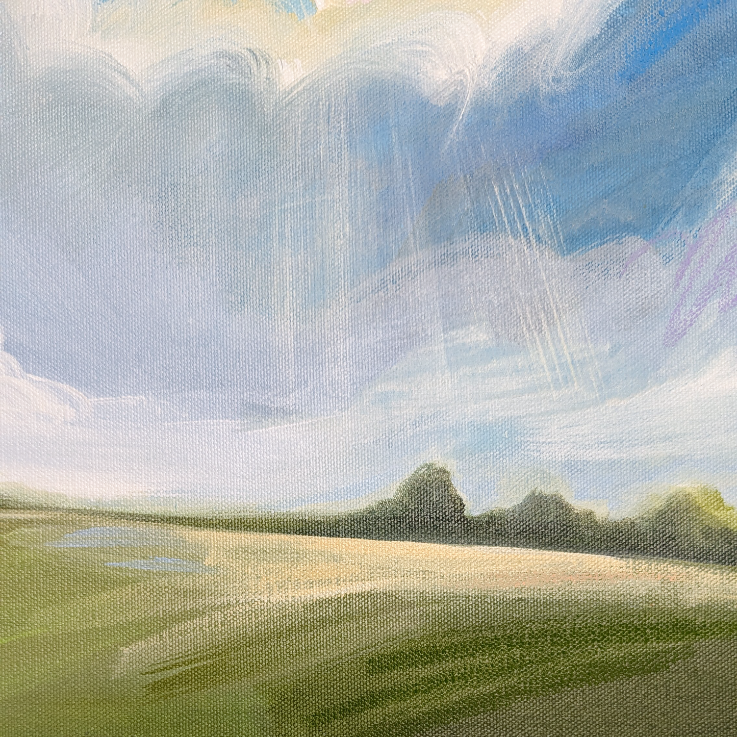 Touch the Sky, Original Painting on Canvas