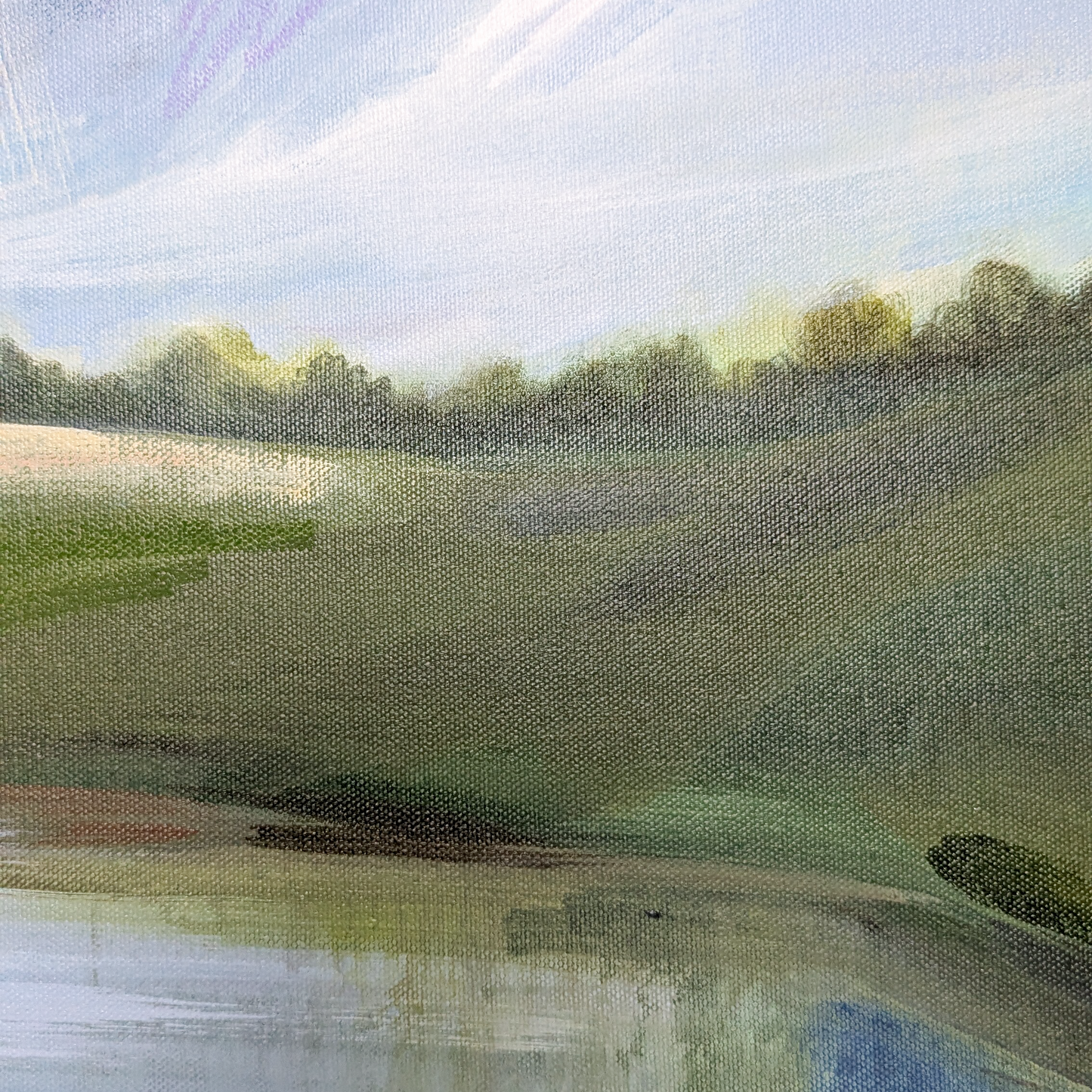 Touch the Sky, Original Painting on Canvas