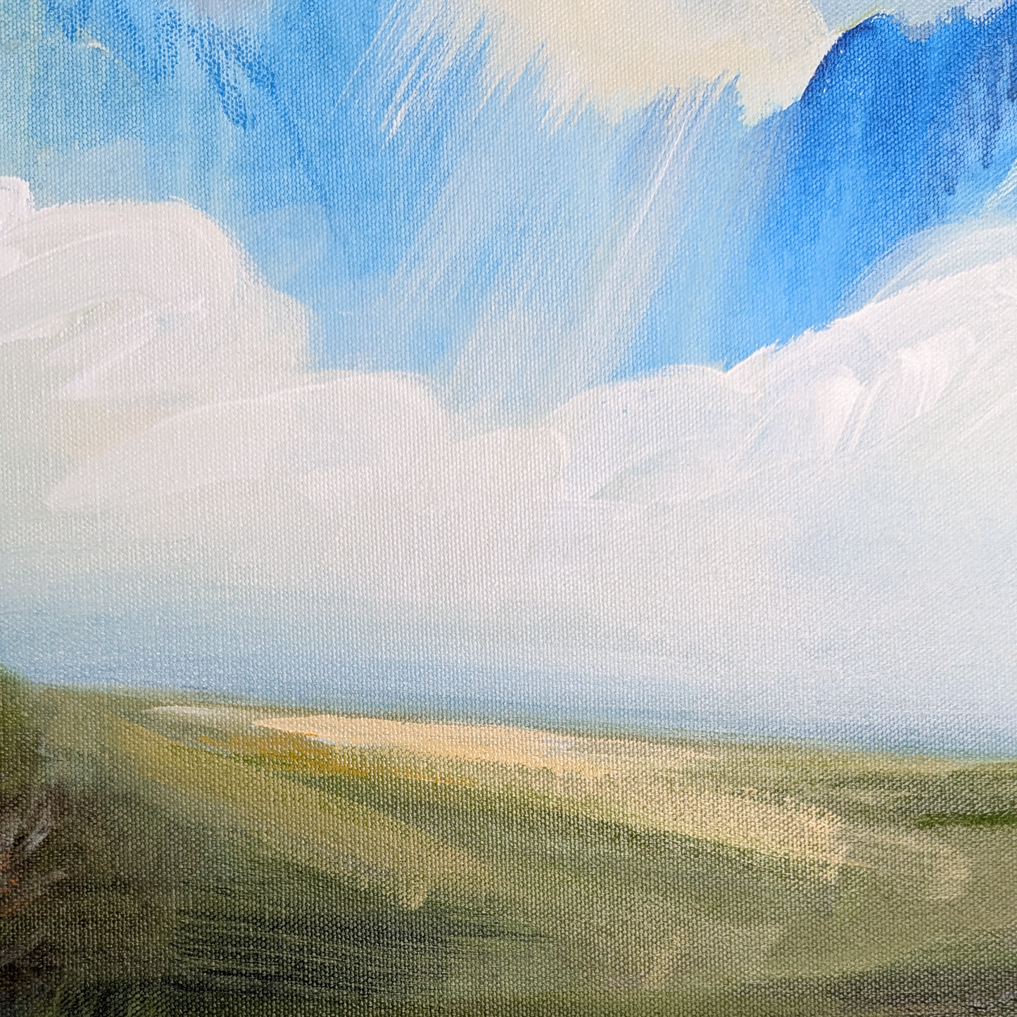 Let The Water Hold You, Original Painting on Canvas