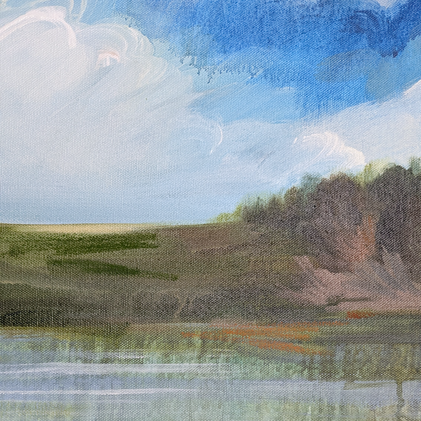 Let The Water Hold You, Original Painting on Canvas