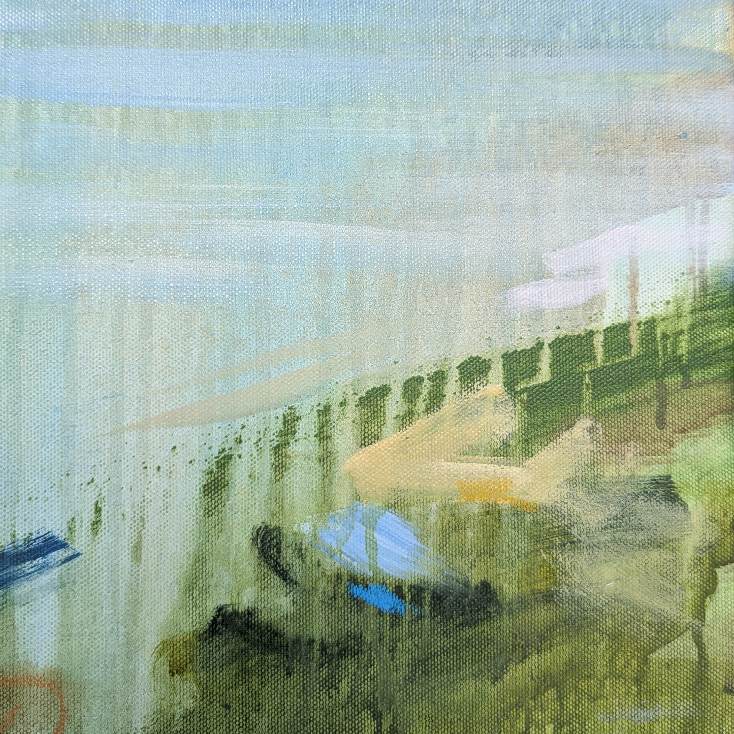 Let The Water Hold You, Original Painting on Canvas