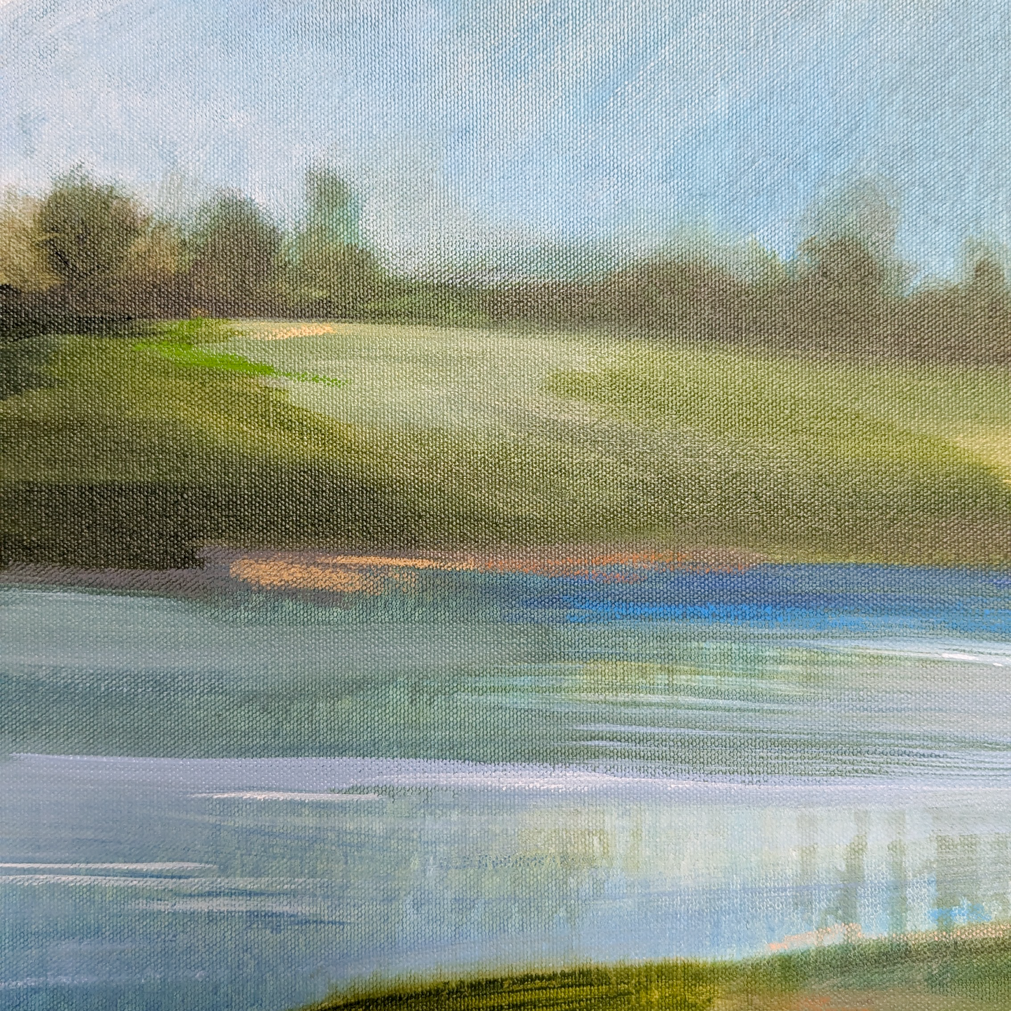 Breathe It All In, Original Painting on Canvas