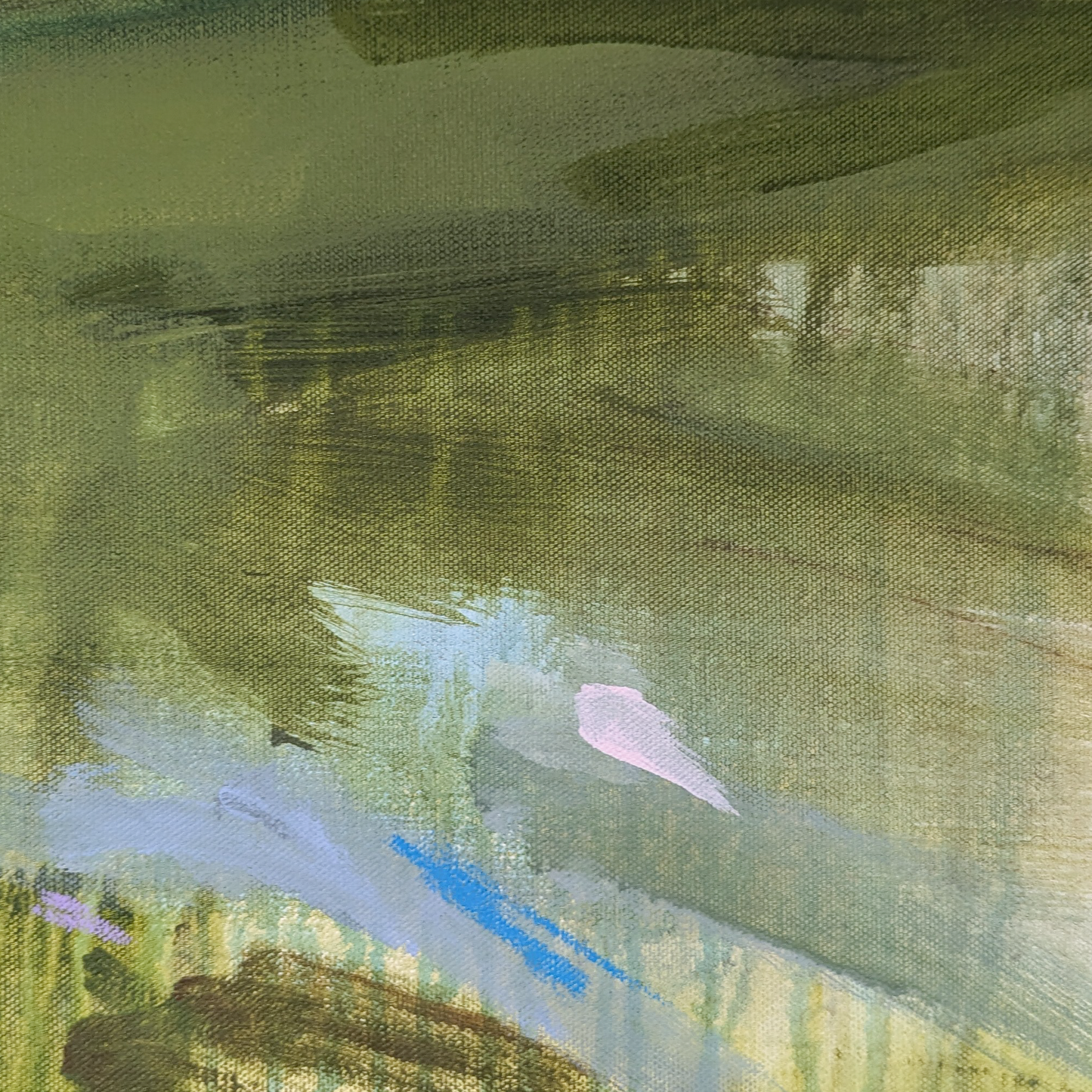 Breathe It All In, Original Painting on Canvas