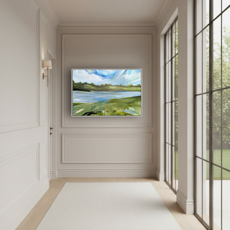 Breathe It All In, Original Painting on Canvas