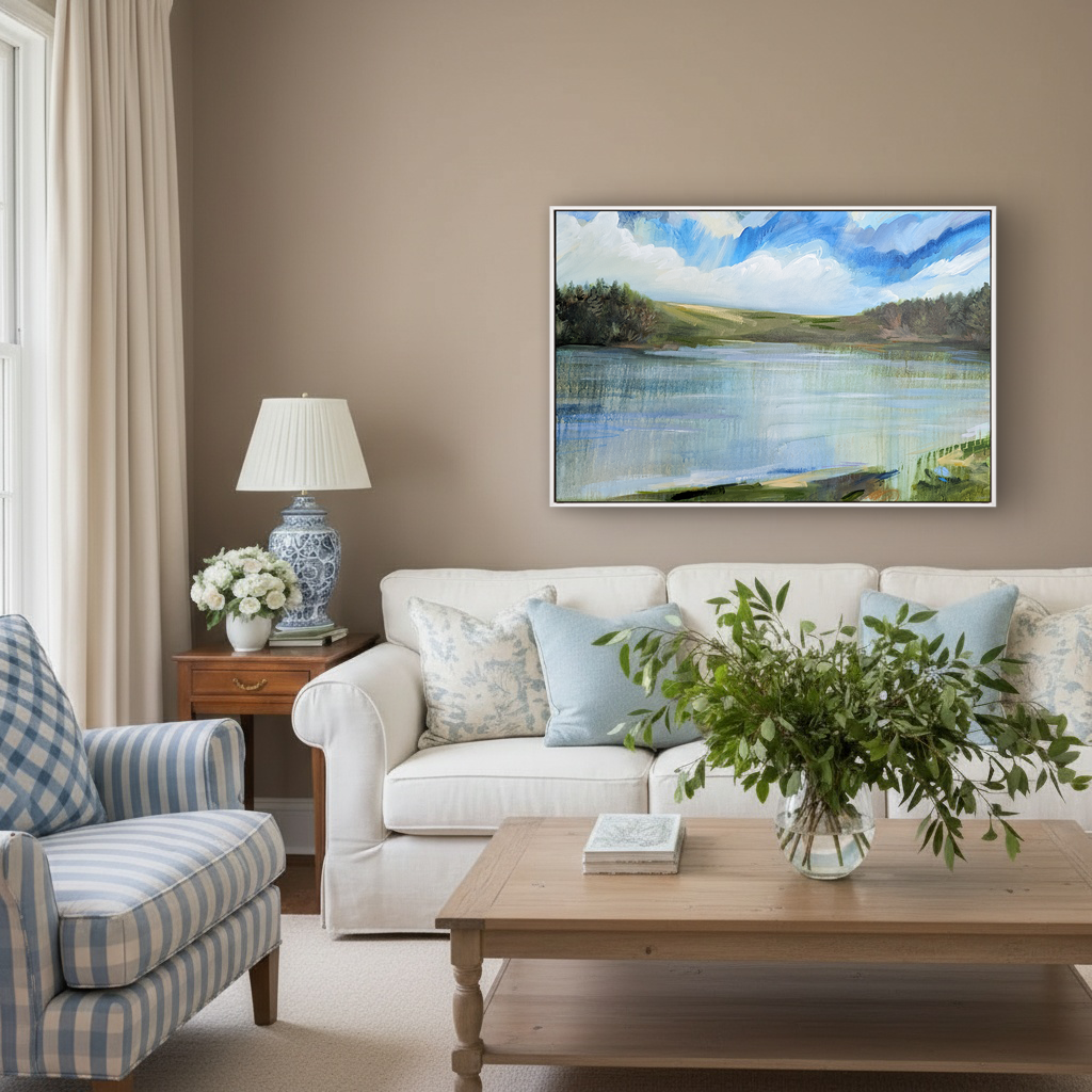 Let The Water Hold You, Original Painting on Canvas