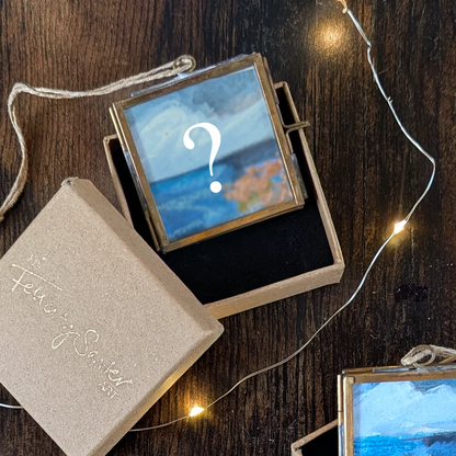 COMMISSION a Hand-Painted Christmas Tree Decoration