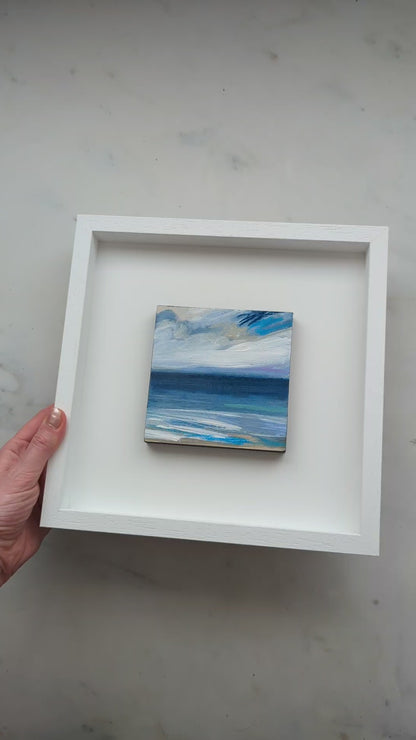 Nothing But Blue II, Original Painting on Board