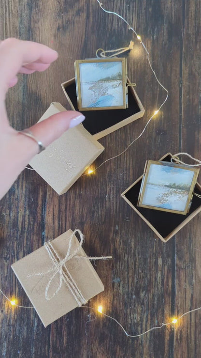 Snowy Trees | Hand-Painted Christmas Tree Decoration