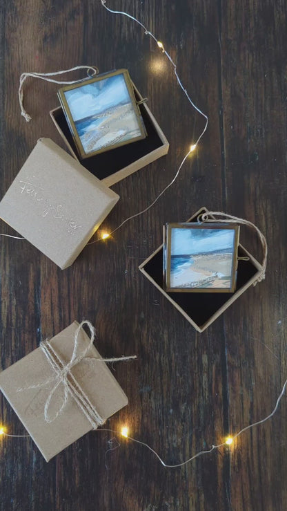 Sandy Shores | Hand-Painted Christmas Tree Decoration
